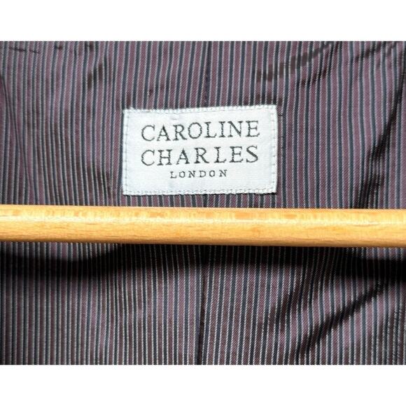 Caroline Charles London 2 Piece Tweed Brown Suit US 12/14 UK 16/18 Women’s - Picture 10 of 10